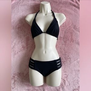Seafolly black bikini. Size 8. New
